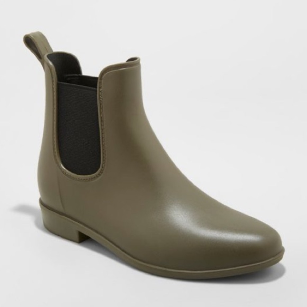 🌧🍃 Olive Green Rain Boots by A New Day
